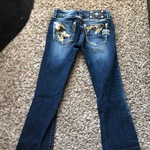 Miss Me Sequin boot cut jeans